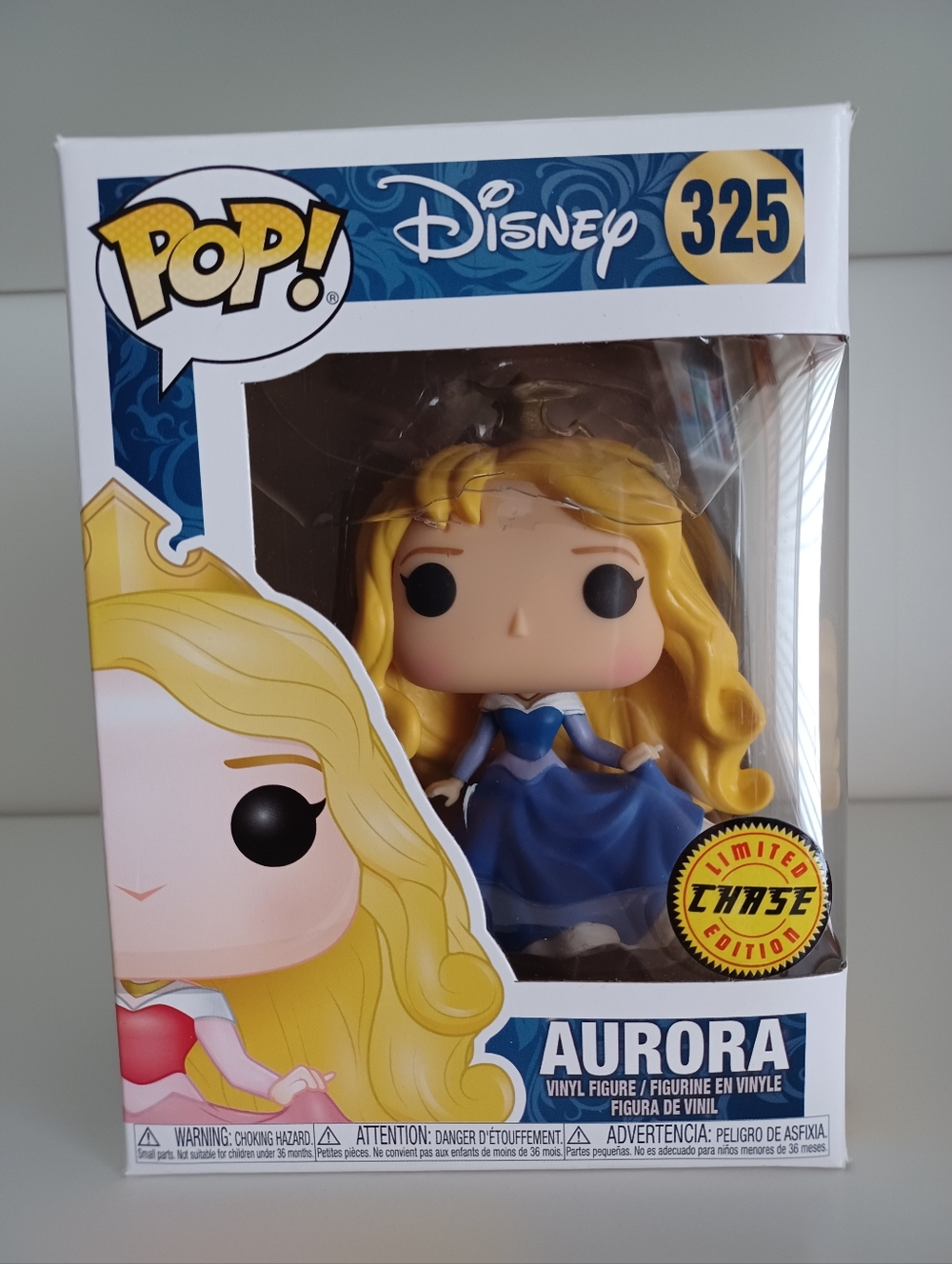 Disney Aurora Sleeping Beauty In‎ Blue Dress Chase 325 Vinyl Figure Funko Pop